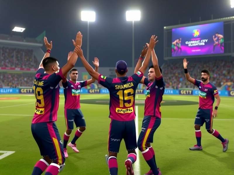 Indian Players Celebrating in Game